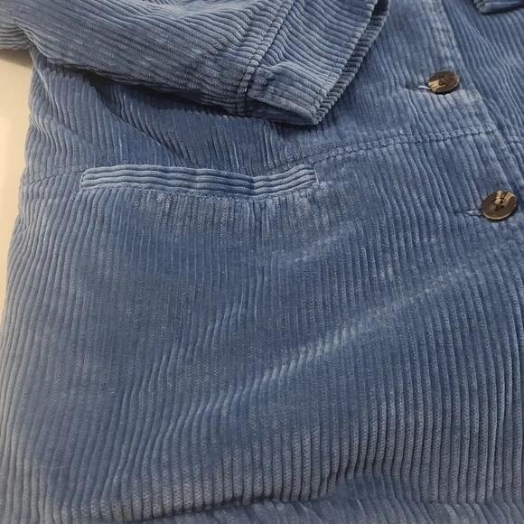 Blair Blue Corduroy Teddy Jacket. Vintage 90's. Size L - Picture 5 of 8